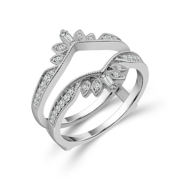 Diamond Enhancer Ring 0.25 ct tw 10k White Gold