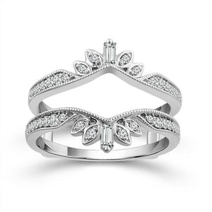 Diamond Enhancer Ring 0.25 ct tw 10k White Gold