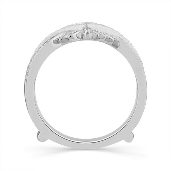 Diamond Enhancer Ring 0.25 ct tw 10k White Gold
