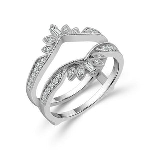 Diamond Enhancer Ring 0.25 ct tw 10k White Gold