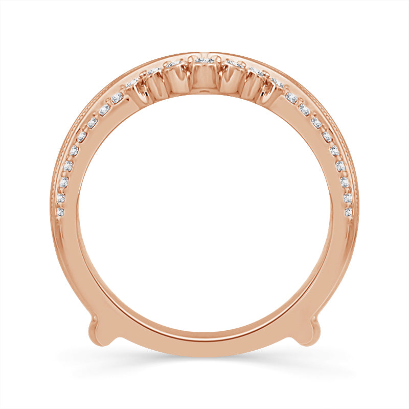Diamond Enhancer Ring 0.50 ct tw 14k Rose Gold