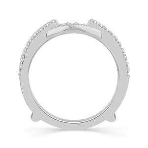 Diamond Enhancer Ring 0.60 ct tw 10k White Gold