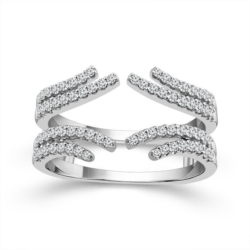 Diamond Enhancer Ring 0.50 ct tw 10k White Gold
