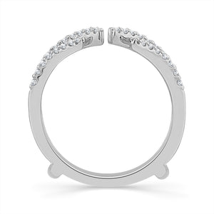 Diamond Enhancer Ring 0.50 ct tw 10k White Gold