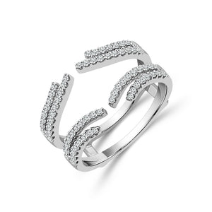 Diamond Enhancer Ring 0.50 ct tw 10k White Gold