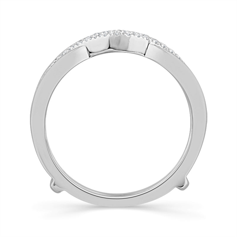 Diamond Enhancer Ring 0.20 ct tw 10k White Gold