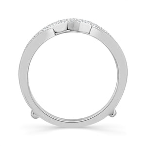 Diamond Enhancer Ring 0.20 ct tw 14k White Gold