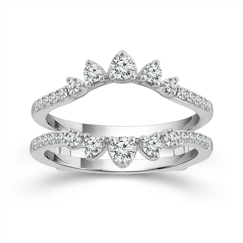 Diamond Enhancer Ring 0.50 ct tw 10k White Gold