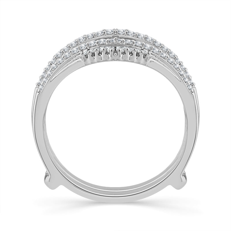 Diamond Enhancer Ring 0.40 ct tw 10k White Gold