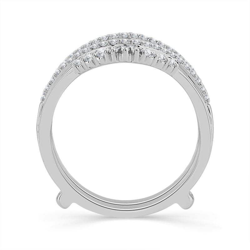 Diamond Enhancer Ring 0.50 ct tw 10k White Gold