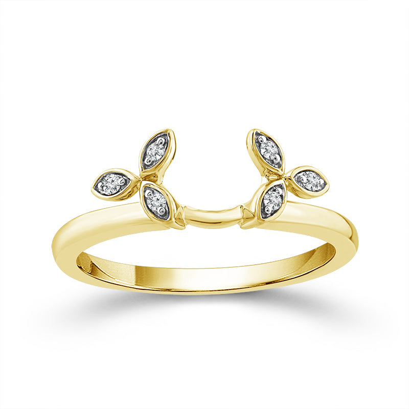 Diamond Enhancer Ring 0.05 ct tw 10k Yellow Gold