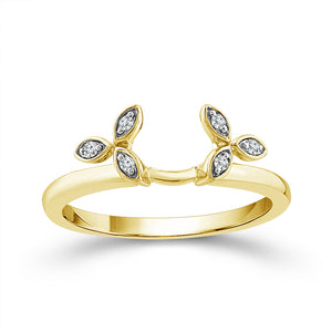 Diamond Enhancer Ring 0.05 ct tw 14k Yellow Gold
