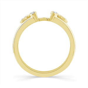 Diamond Enhancer Ring 0.05 ct tw 14k Yellow Gold