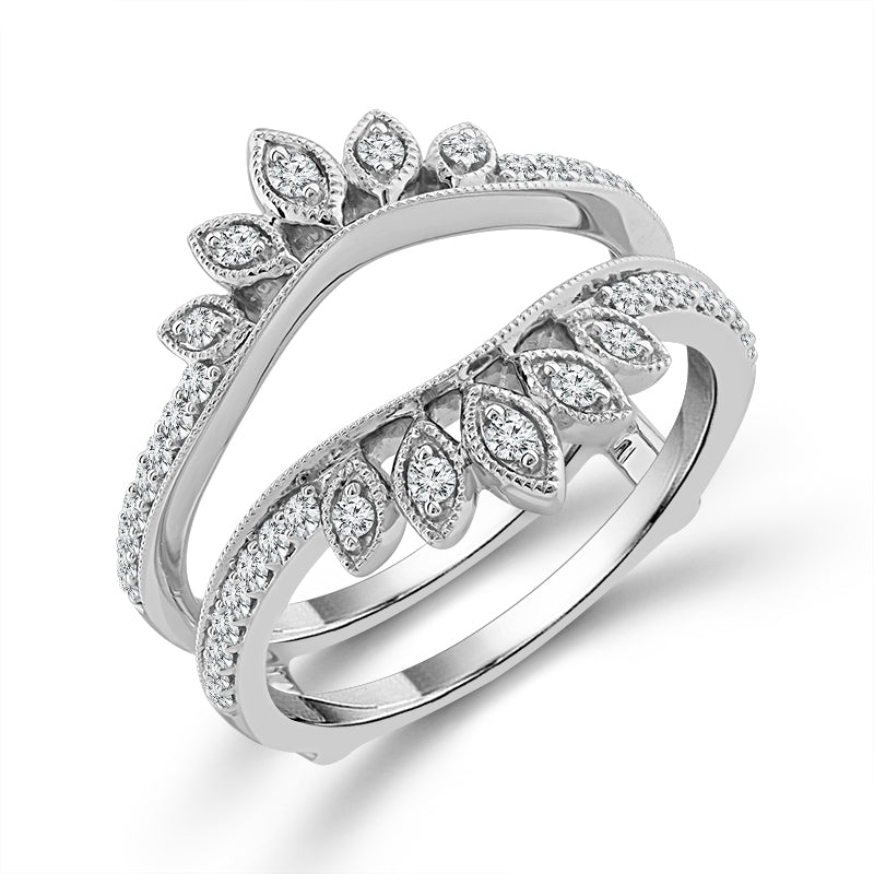Diamond Enhancer Ring 0.33 ct tw 10k White Gold