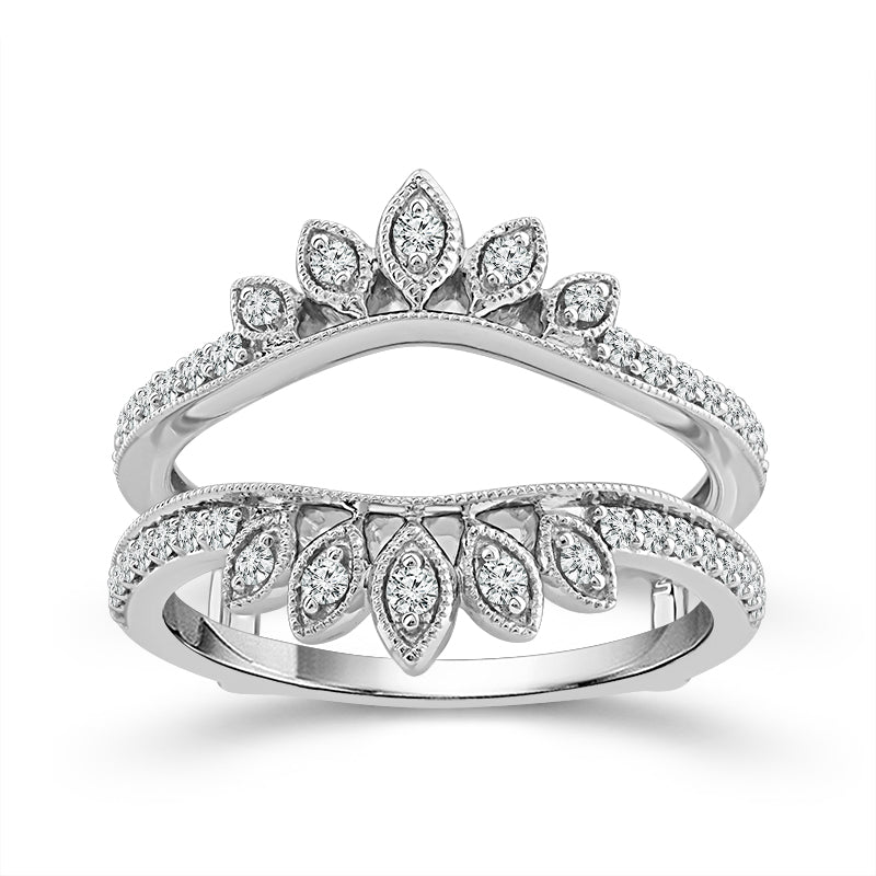 Diamond Enhancer Ring 0.33 ct tw 10k White Gold