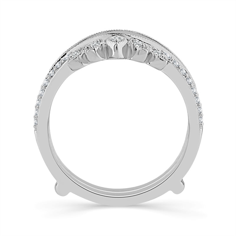 Diamond Enhancer Ring 0.33 ct tw 10k White Gold