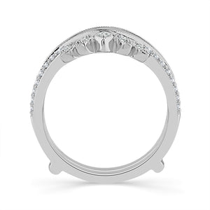 Diamond Enhancer Ring 0.33 ct tw 10k White Gold