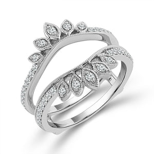 Diamond Enhancer Ring 0.33 ct tw 10k White Gold