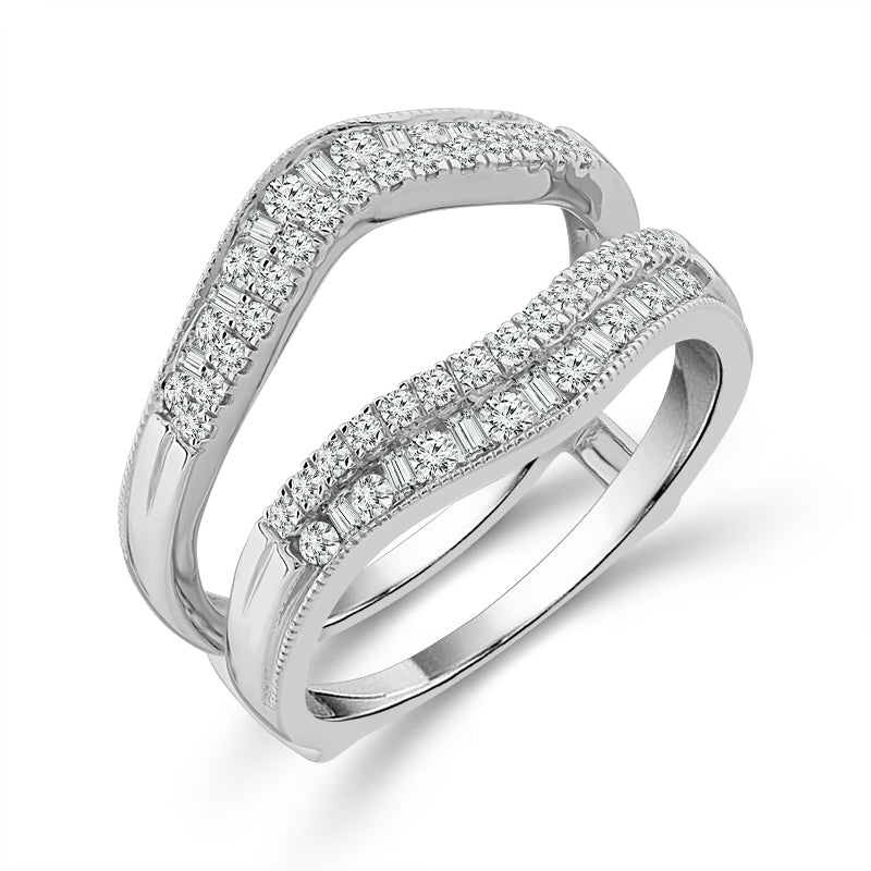 Diamond Enhancer Ring 0.50 ct tw 10k White Gold