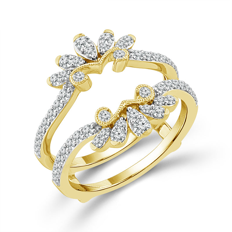 Diamond Enhancer Ring 0.60 ct tw 10k Yellow Gold