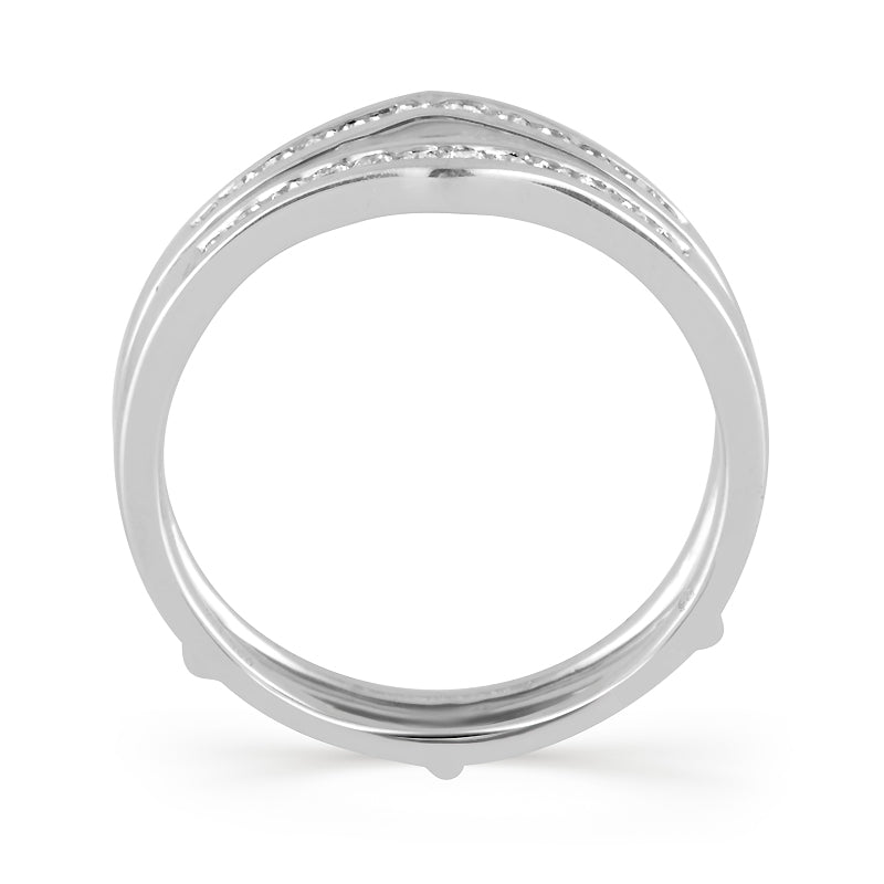 Diamond Enhancer Ring 0.50 ct tw 10k White Gold