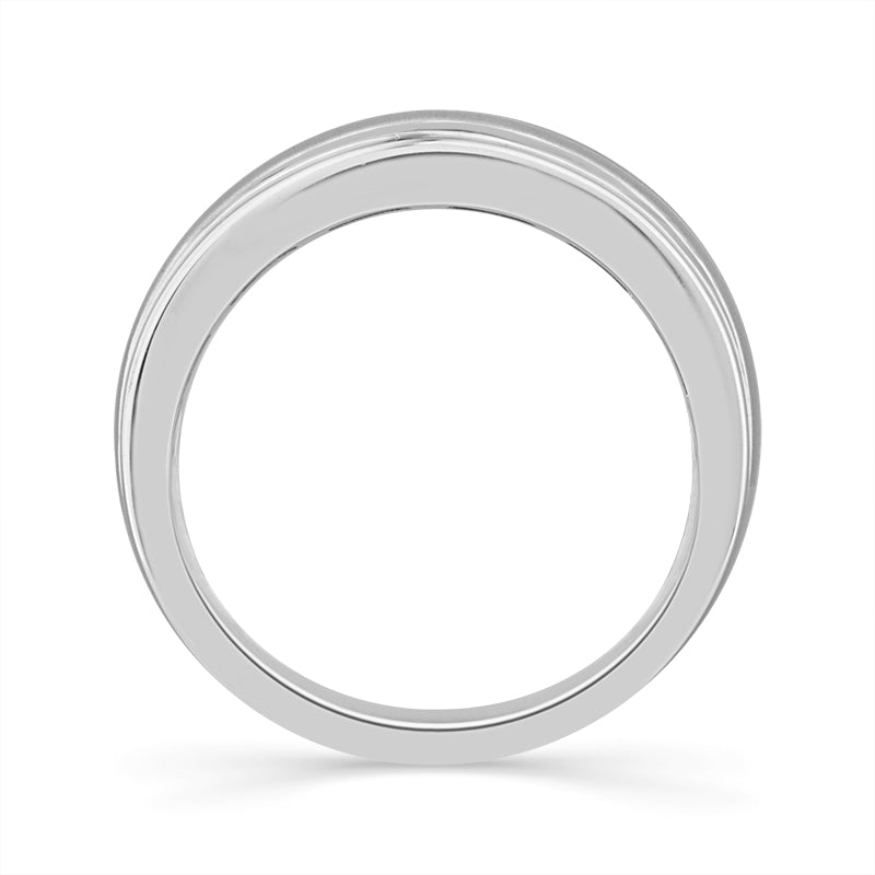 Diamond Mens Ring 0.25 ct tw 10k White Gold