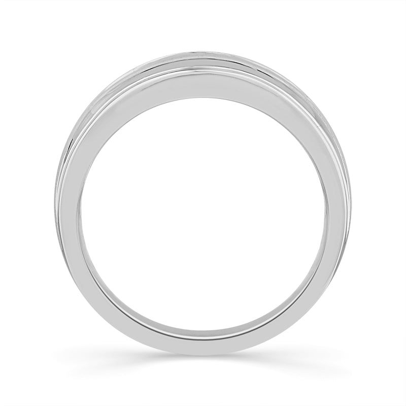 Diamond Mens Ring 0.25 ct tw 10k White Gold