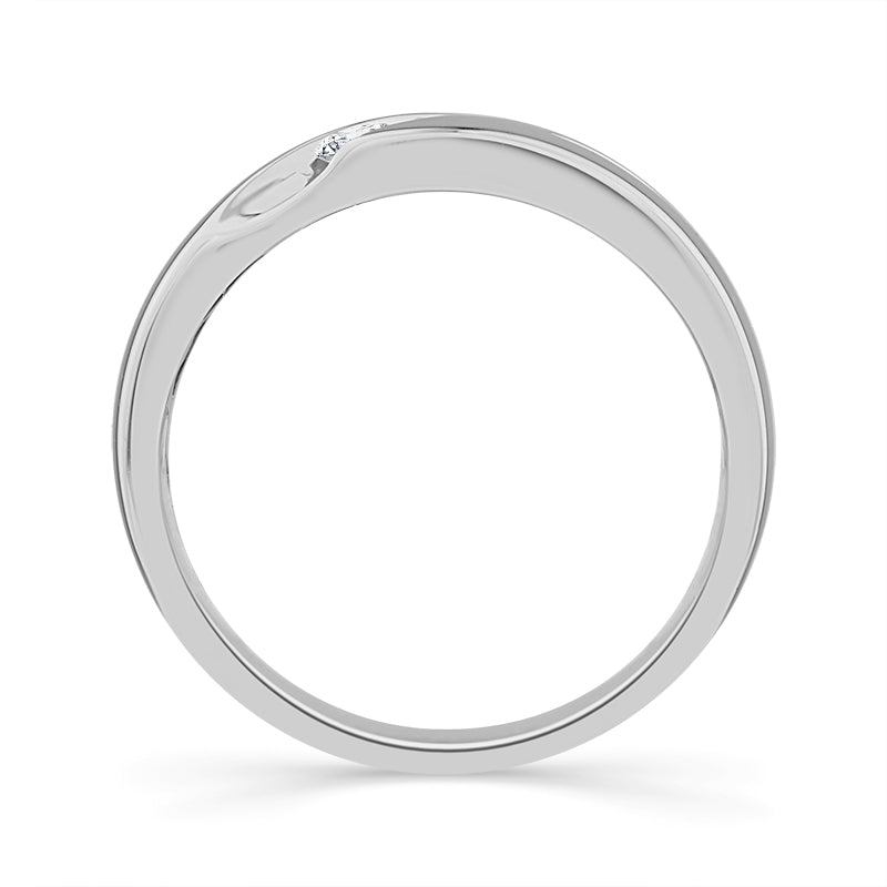 Diamond Mens Ring 0.5 ct tw 10k White Gold