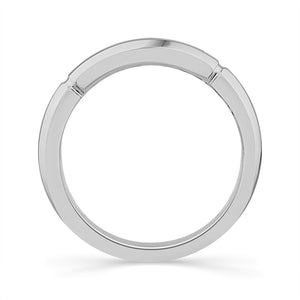 Diamond Mens Ring 0.65 ct tw 10k White Gold