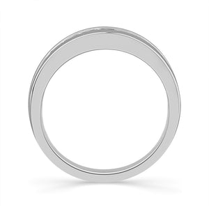 Diamond Mens Ring 1 ct tw 10k White Gold
