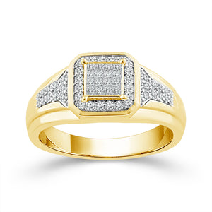 Diamond Mens Ring 0.5 ct tw 10k Yellow Gold
