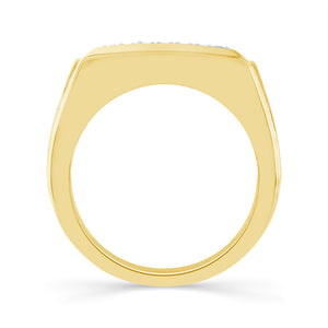 Diamond Mens Ring 0.5 ct tw 10k Yellow Gold