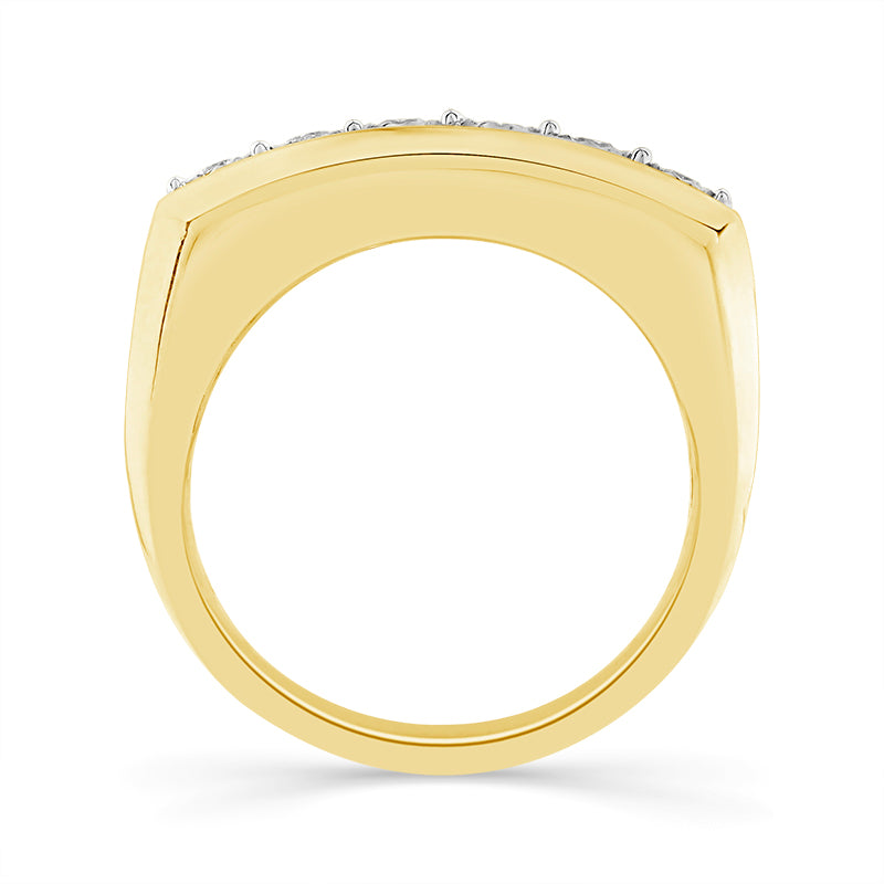 Diamond Mens Ring 0.25 ct tw 10k Yellow Gold