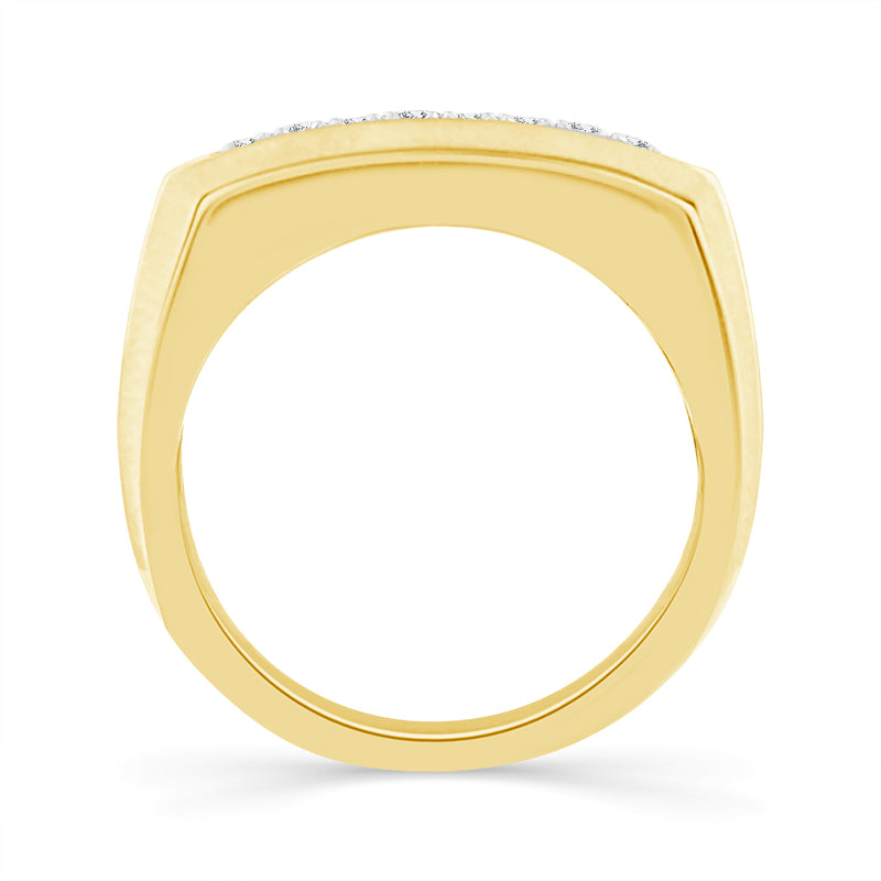 Diamond Mens Ring 0.5 ct tw 10k Yellow Gold