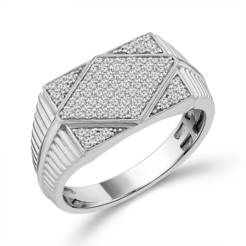 Diamond Mens Ring 0.50 ct tw 10k Yellow Gold