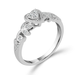 Diamond Fashion Ring 0.13 ct tw 10k White Gold