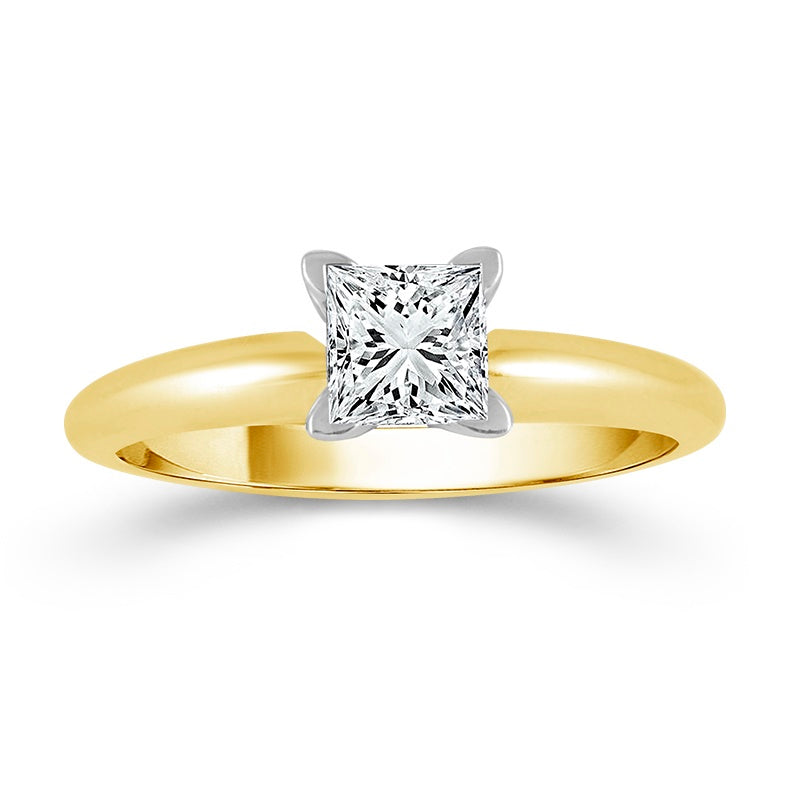 Diamond Solitaire Ring 0.30 ct tw 14k White Gold