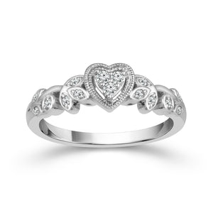 Diamond Fashion Ring 0.13 ct tw 10k White Gold