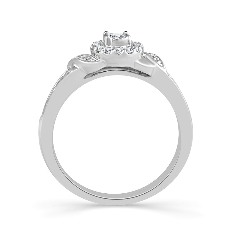 Diamond Fashion Ring 0.17 ct tw Silver