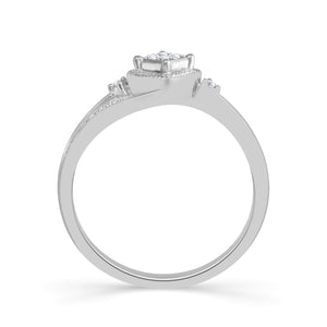 Diamond Fashion Ring 0.1 ct tw Silver