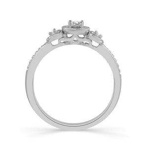 Diamond Fashion Ring 0.06 ct tw Silver