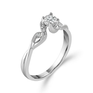 Diamond Fashion Ring 0.05 ct tw Silver