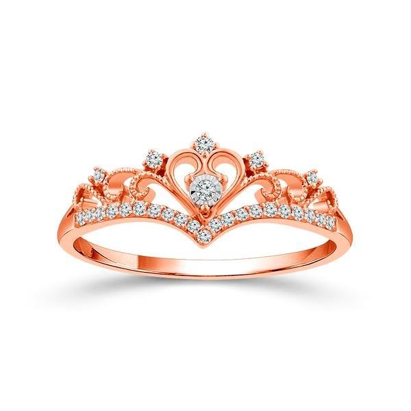 Diamond Fashion Ring 0.13 ct tw 10k Rose Gold
