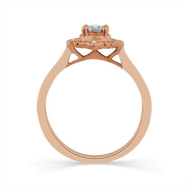 Diamond Fashion Ring 0.13 ct tw 10k Rose Gold