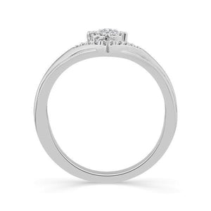 Diamond Fashion Ring 0.13 ct tw 10k White Gold