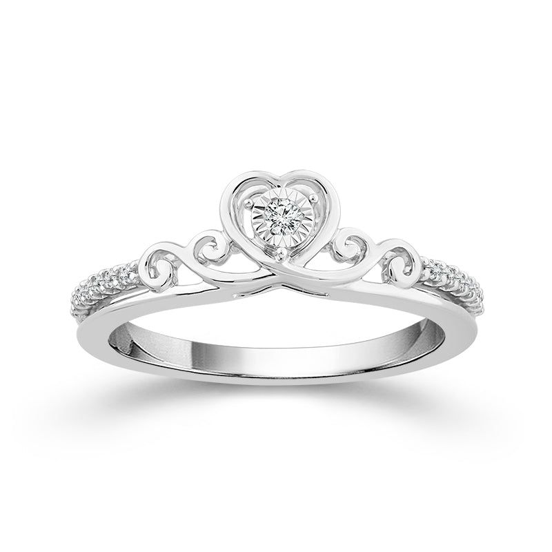 Diamond Fashion Ring 0.1 ct tw 10k White Gold