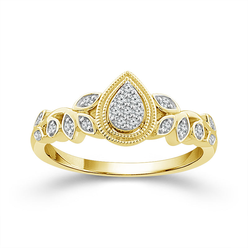 Diamond Fashion Ring 0.13 ct tw 10k White Gold