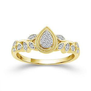 Diamond Fashion Ring 0.13 ct tw 10k White Gold