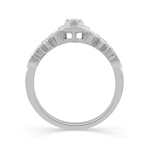 Diamond Fashion Ring 0.13 ct tw 10k White Gold