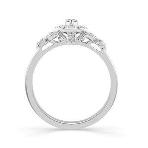 Diamond Fashion Ring 0.2 ct tw 10k White Gold